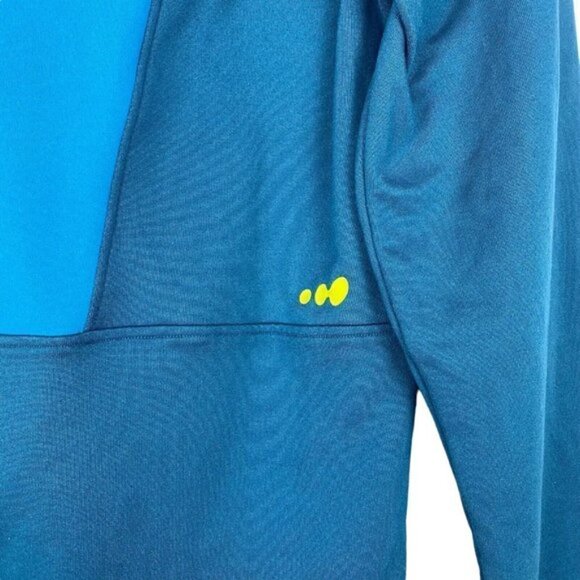 WEDZE Teal Freshwarm Collared Hooded Long Sleeve Shirt Ski Undergarment US S - Picture 4 of 9